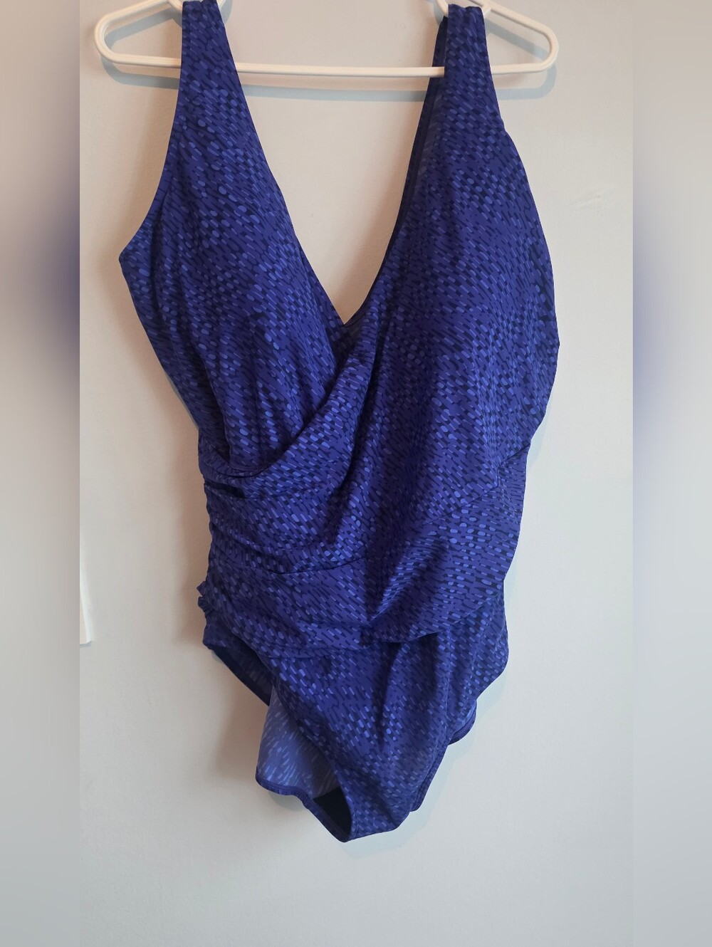 LL Bean Blue Slimming Swimsuit
